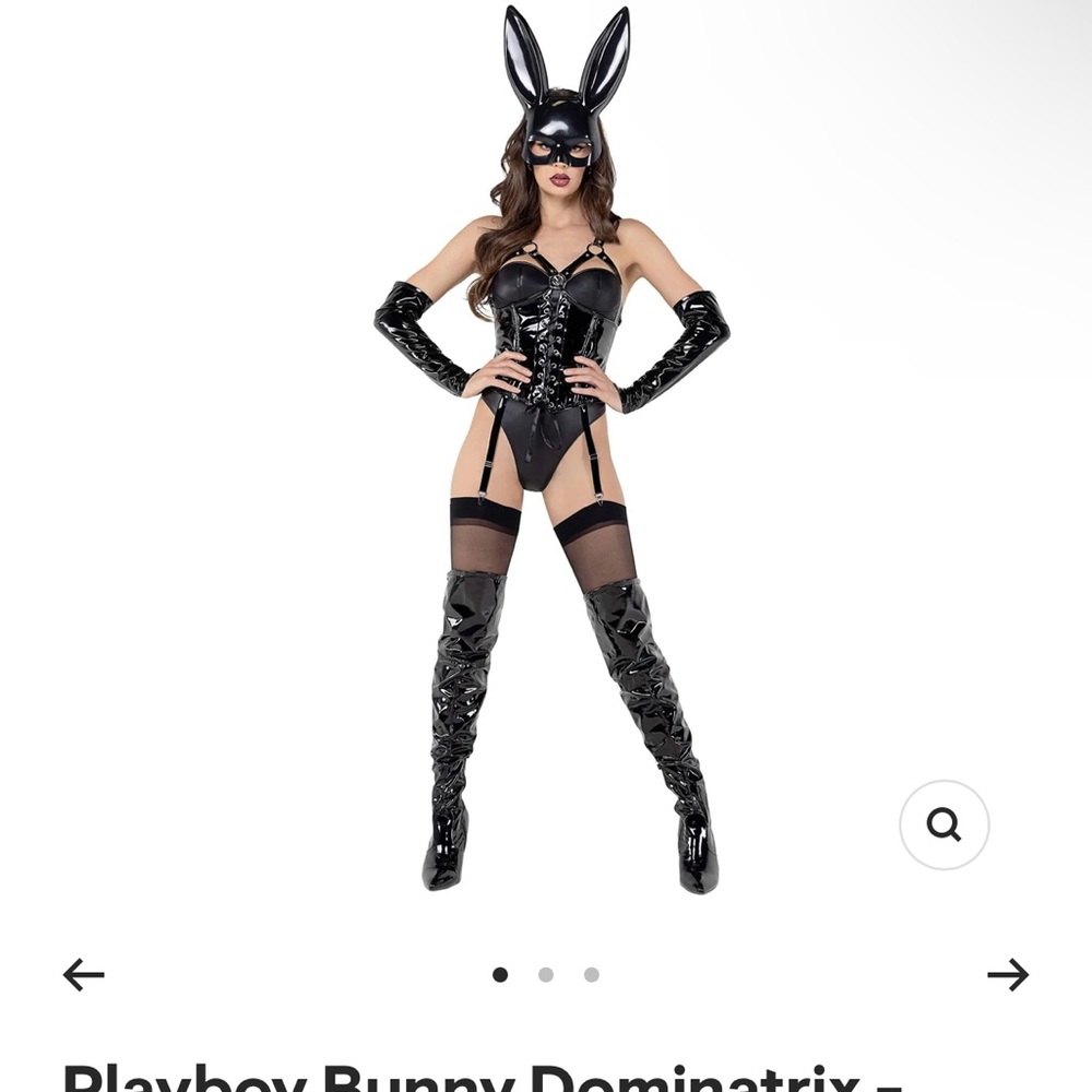 BRAND NEW PLAYBOY DOMINATRIX COSTUME LINGERIE